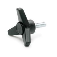 GN 5330 Tristar Knob with Threaded Stud